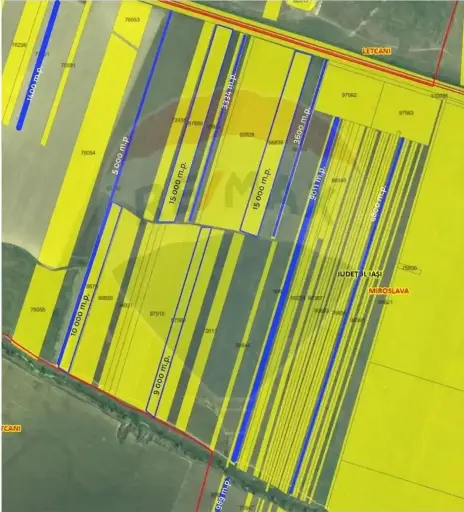 Teren extravilan – Parc Industrial Miroslava / Brătuleni – 10.000 mp